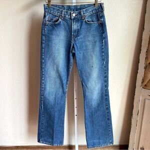 Lucky Brand Vintage 90’s Y2K USA Made Dungaree Bootcut Jeans Size 6